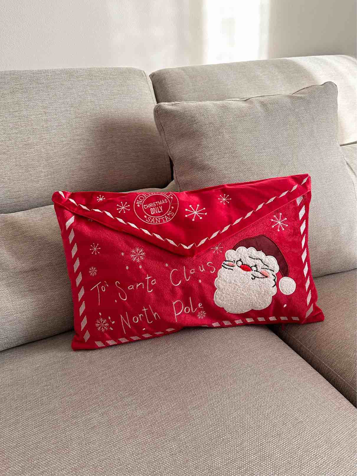 CUSCINO Lettera Babbo Natale