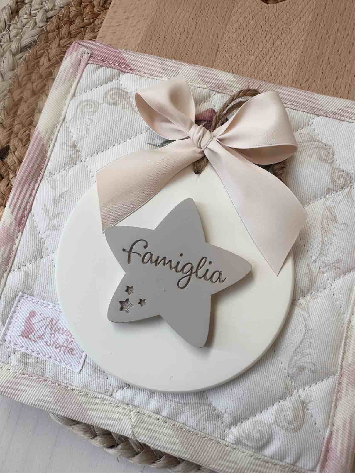 CIONDOLO con stellina Famiglia