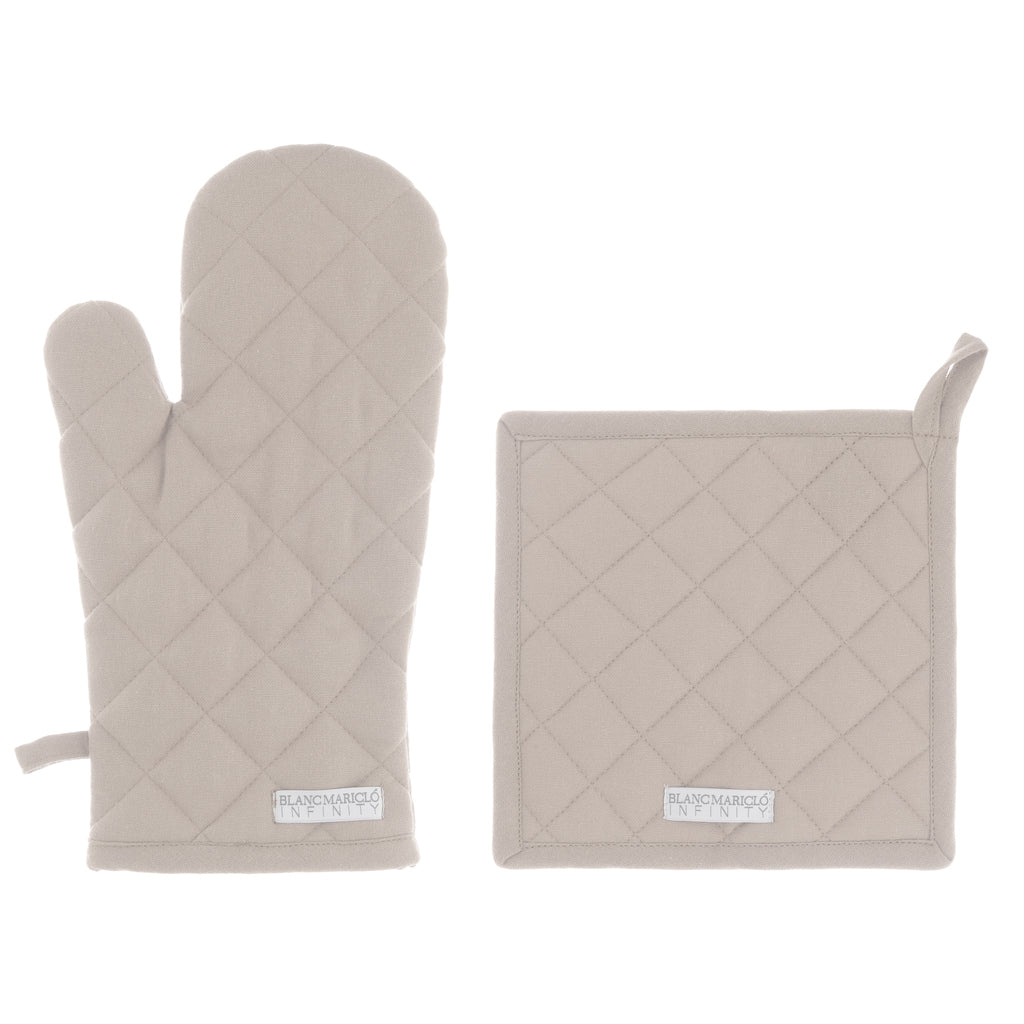 SET Guanto e Presina Blanc Mariclò