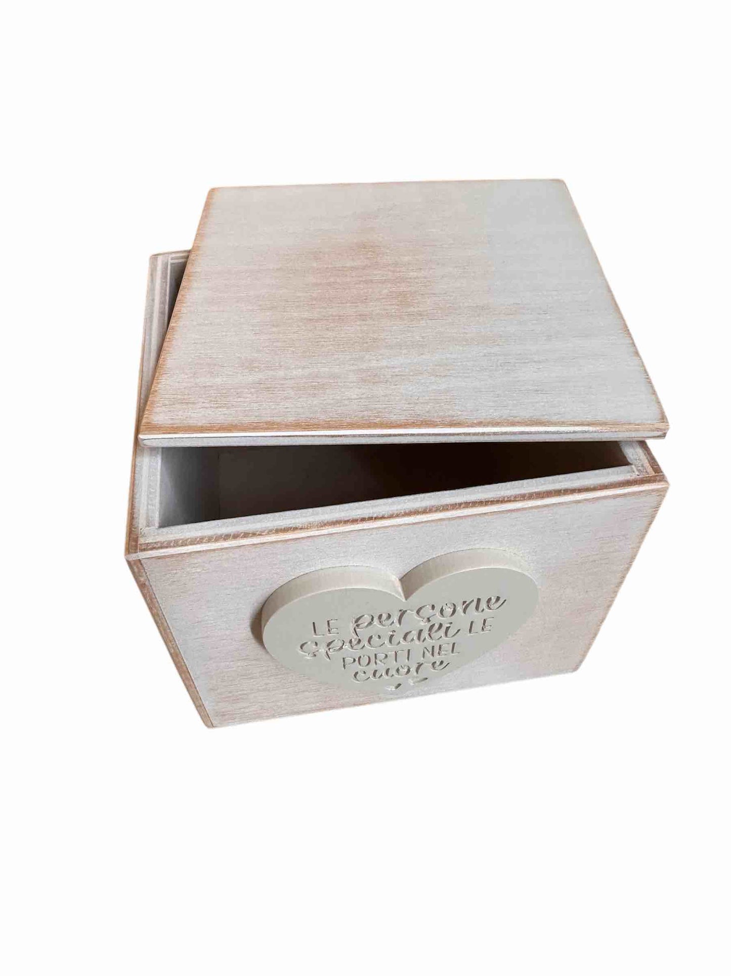 SCATOLA con COPERCHIO 12x12x10h Le Persone Speciali le porti nel Cuore