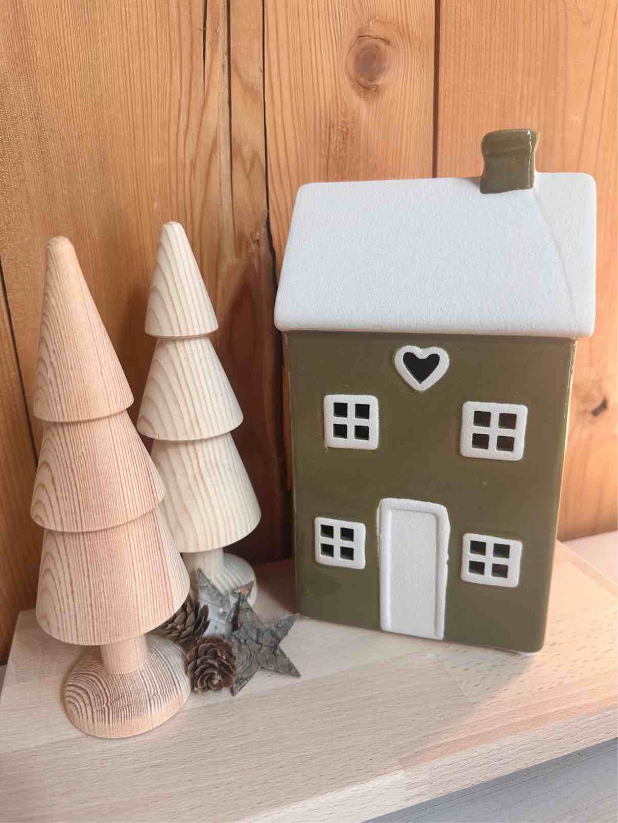 CASETTA DECORATIVA con led Blanc Mariclò