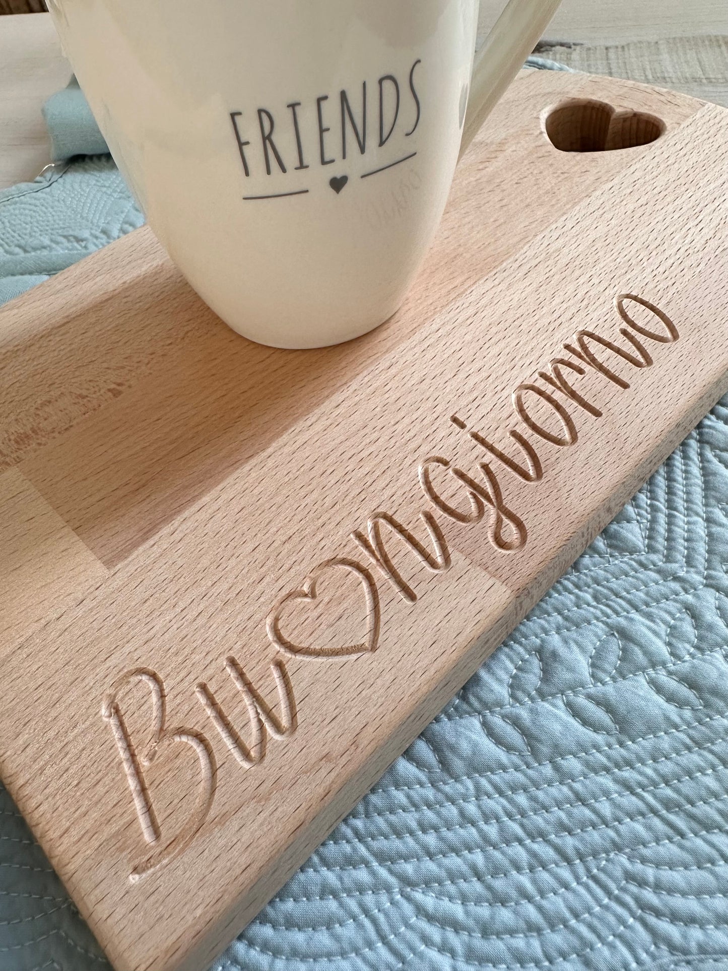 TAGLIERE BUONGIORNO 17x28 cm