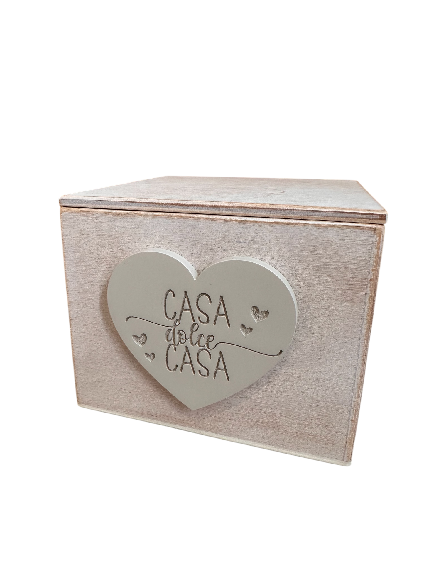 SCATOLA con COPERCHIO 12X12X10h Casa Dolce Casa
