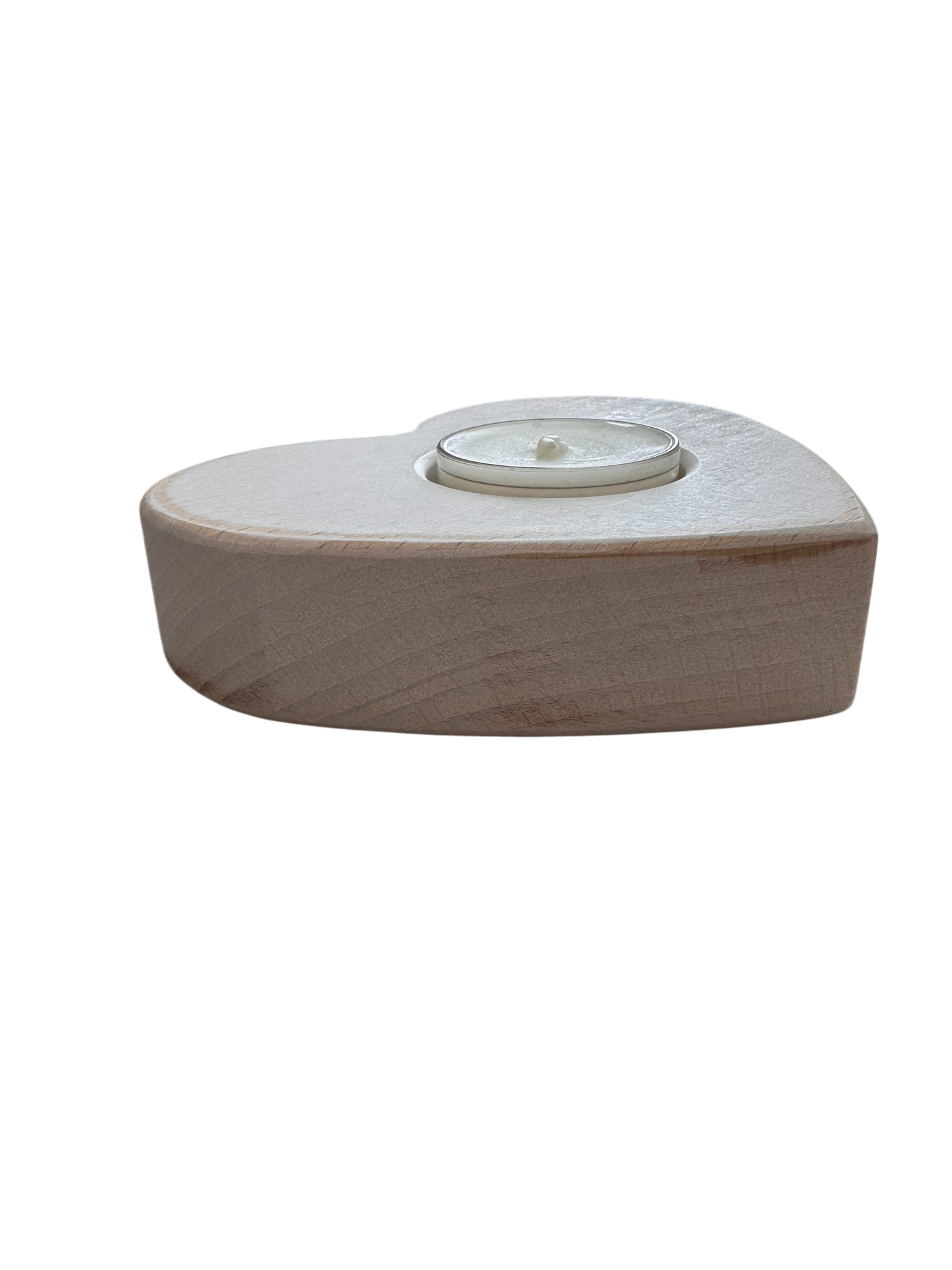 PORTA CANDELA TEALIGHT SBIANCATO