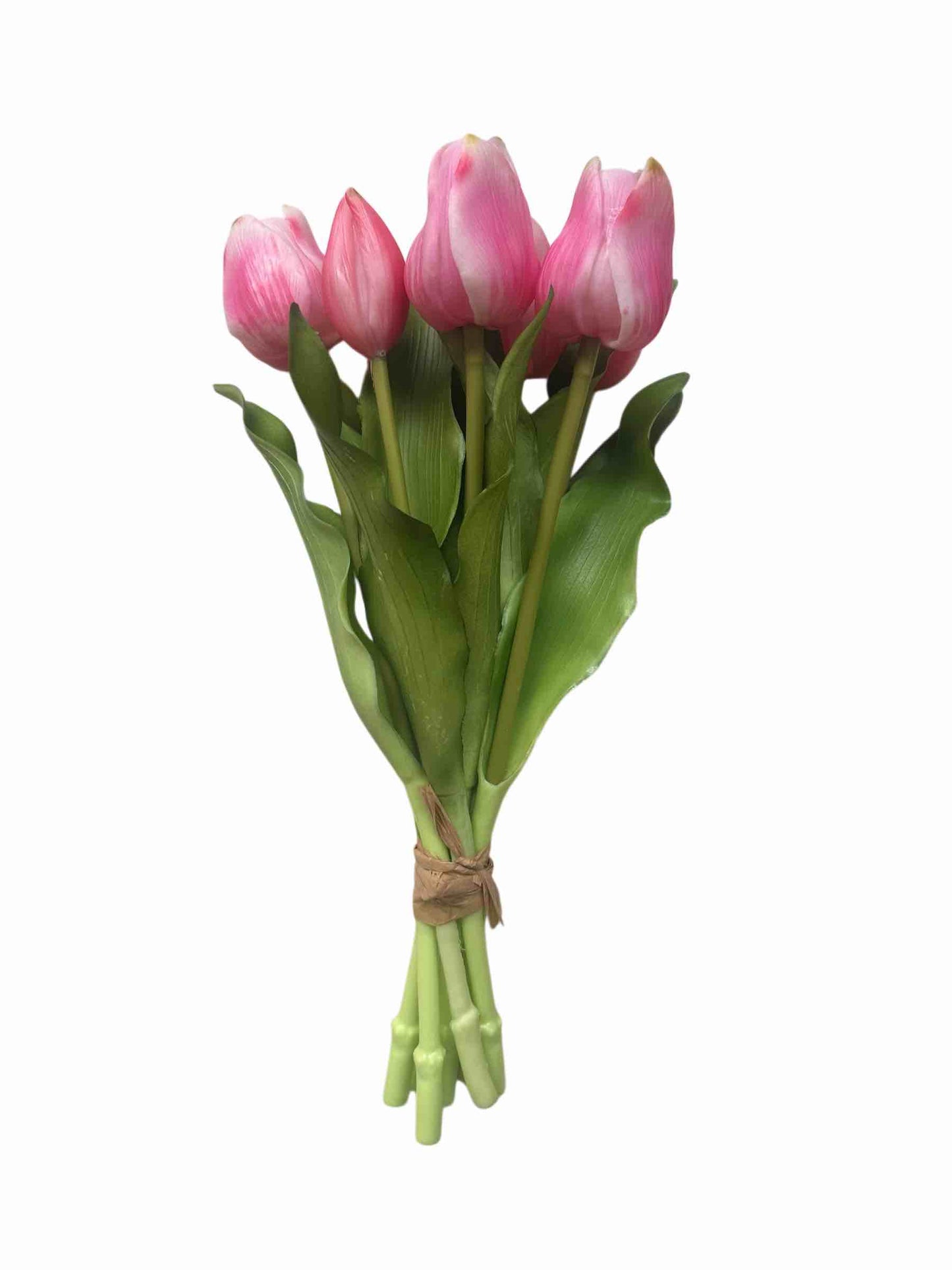 MAZZO TULIPANI ROSA H30cm
