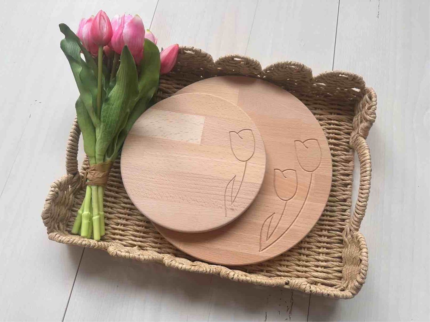 VASSOIO in Rattan 30x40 cm