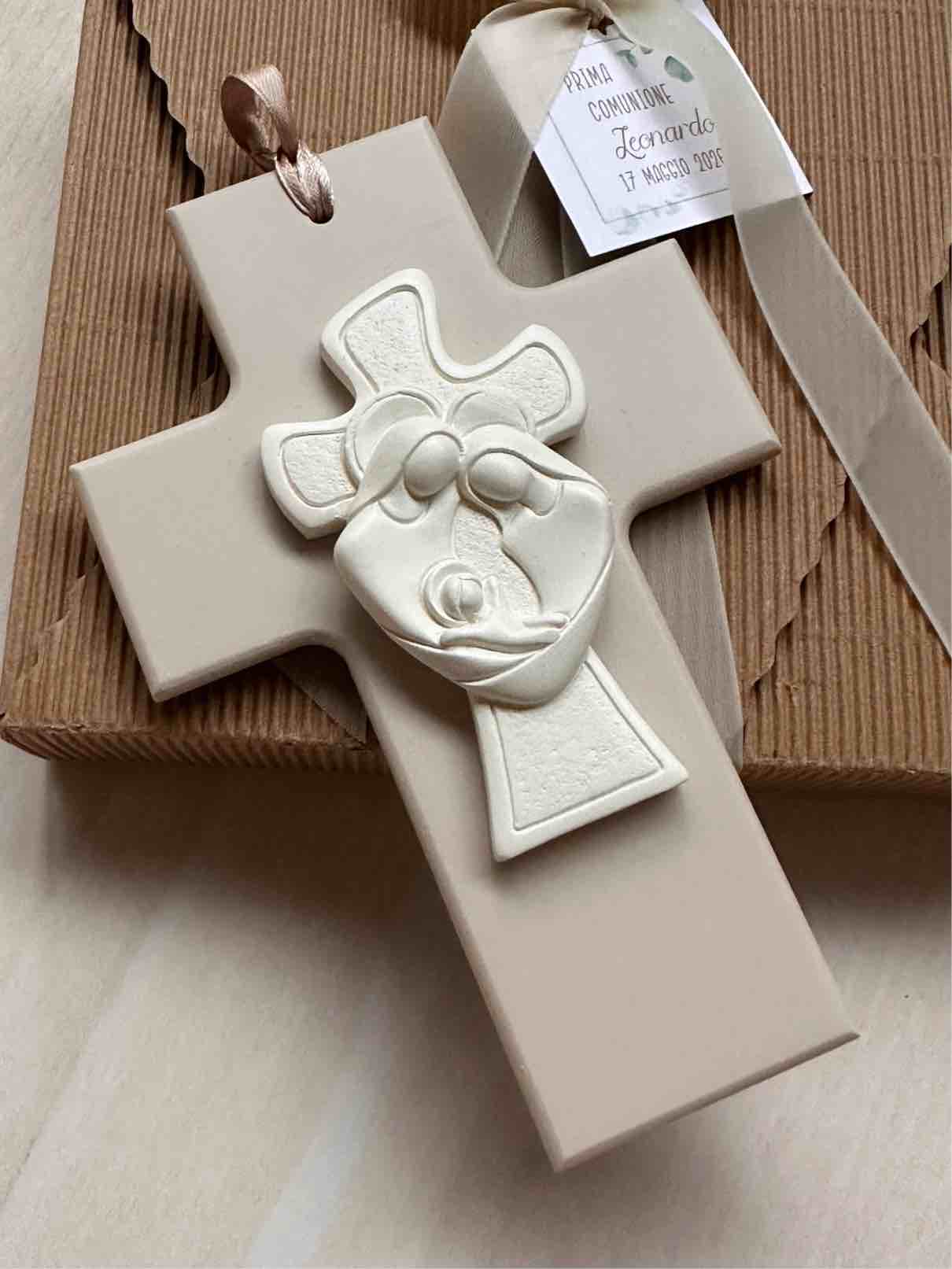 CROCIFISSO Piccolo SACRA FAMIGLIA