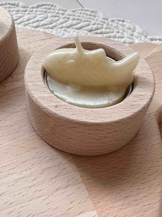 PORTA CANDELA Tealight PESCE