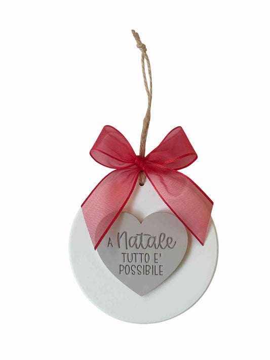 CIONDOLO a Natale tutto è Possibile