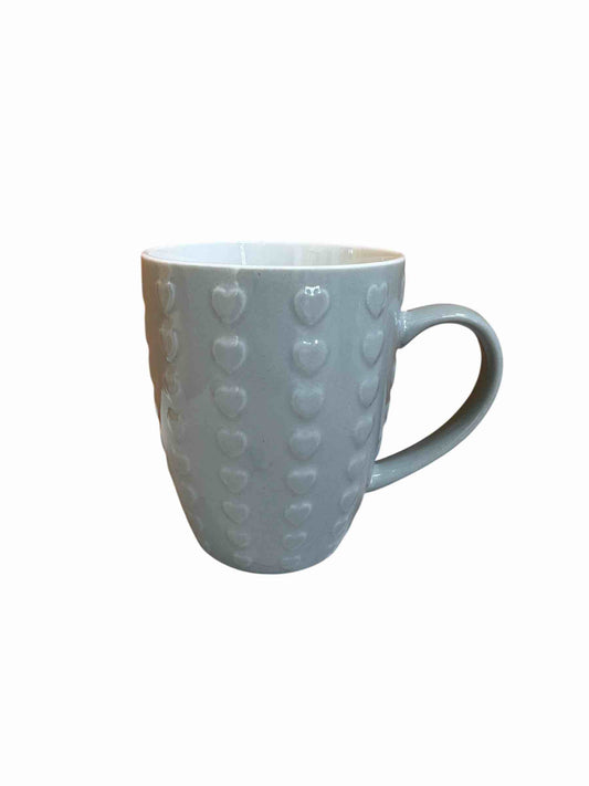 TAZZA MUG CUORI GRIGIO