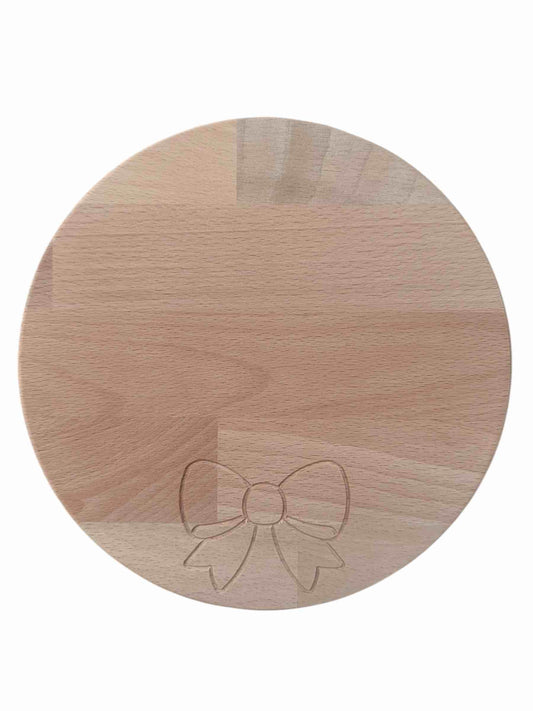 TAGLIERE FIOCCO ROTONDO Diametro 28 cm