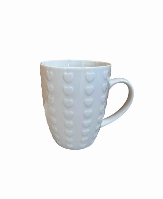 TAZZA MUG CUORI BIANCO