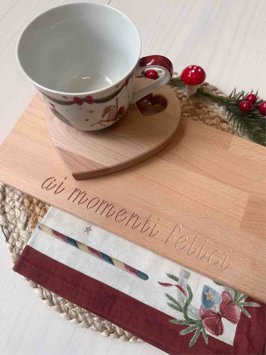 TAGLIERE 16x35 cm AI MOMENTI FELICI