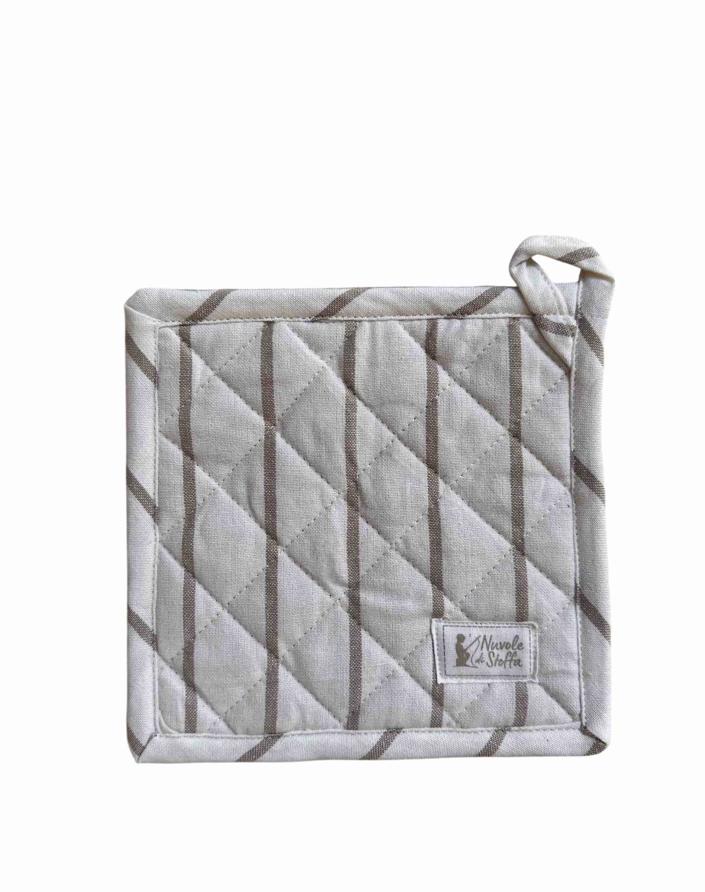 PRESINA Bianco riga colore tortora