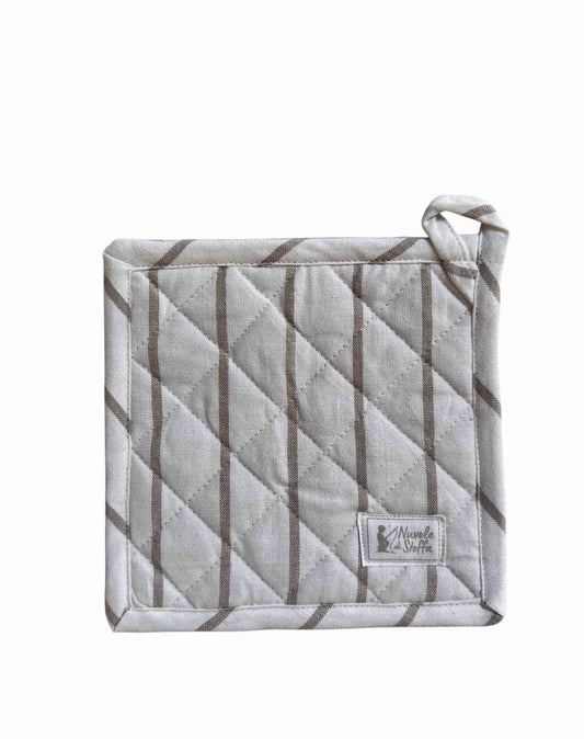 PRESINA Bianco riga colore tortora