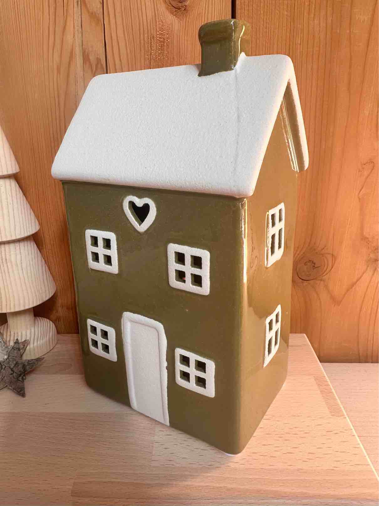 CASETTA DECORATIVA con led Blanc Mariclò