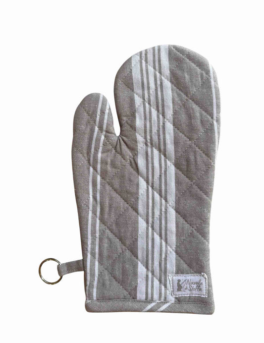 GUANTONE Tortora con fascia bianca