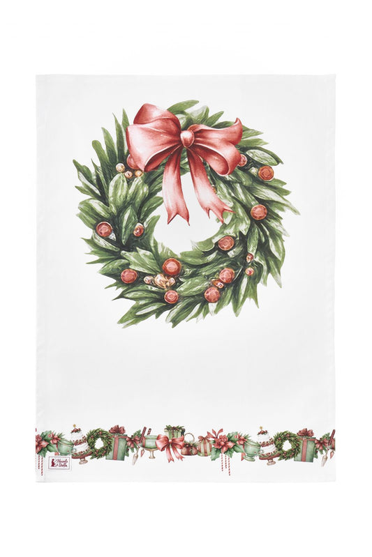 STROFINACCIO Storia di Natale ghirlanda 50x70 cm